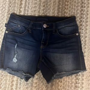 Rock & Republic Hula Distressed Shorts Women's Size 2 Medium Wash